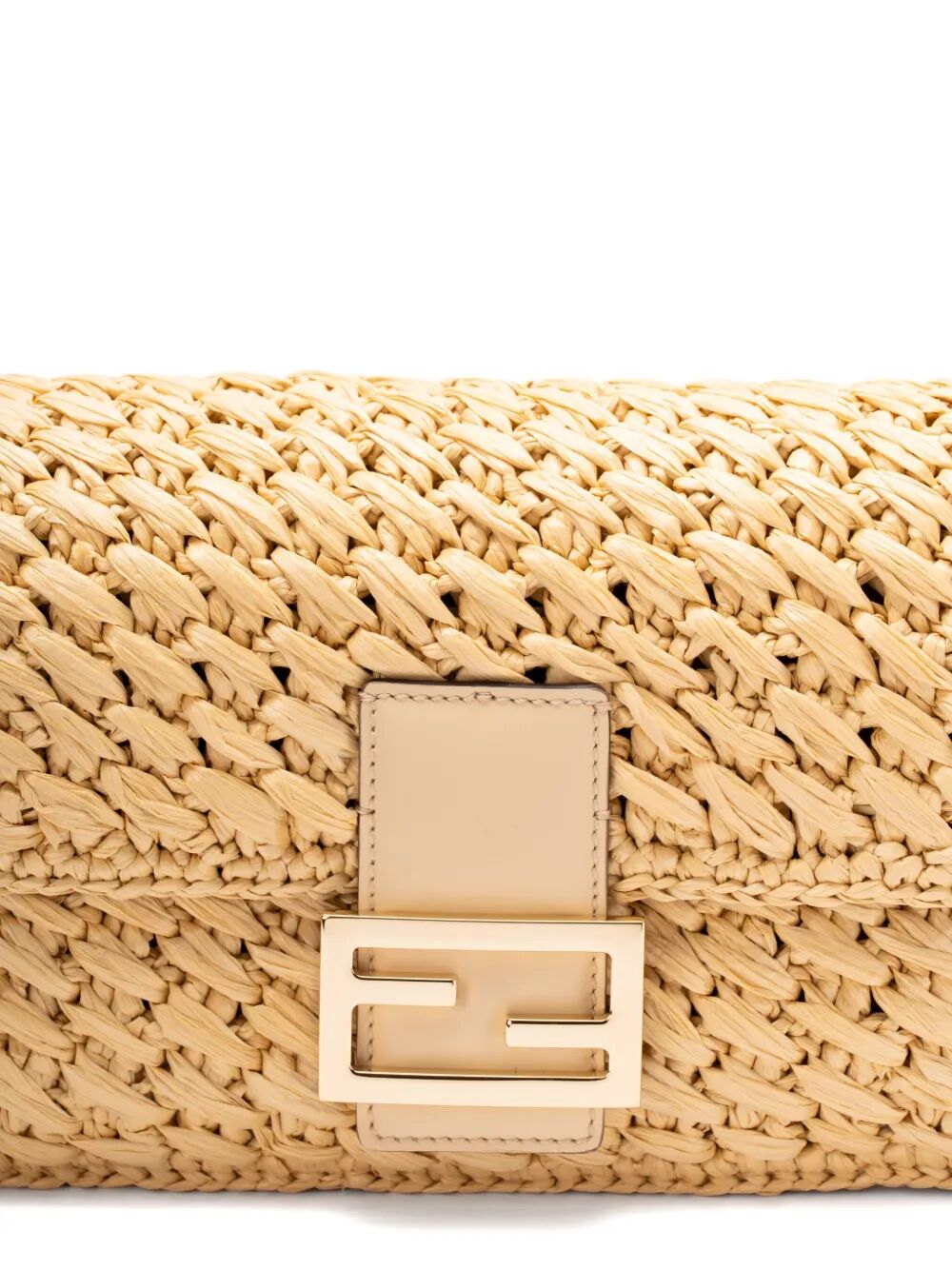 VISCOSE FIBRE CROCHET MEDIUM BAGUETTE BAG