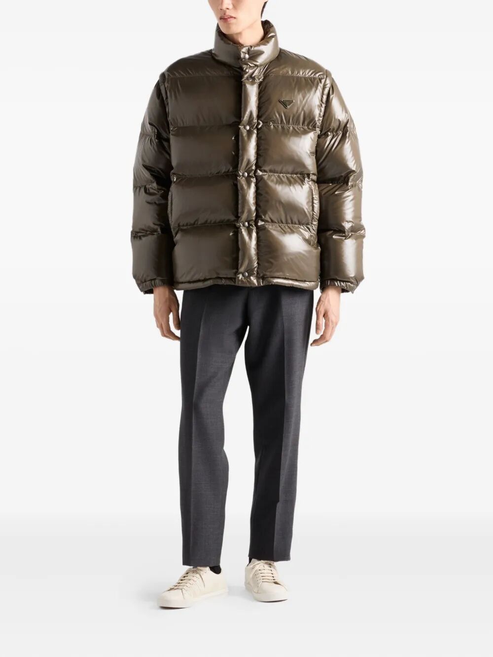 MEDIUM-WEIGHT RE-NYLON DOWN JACKET