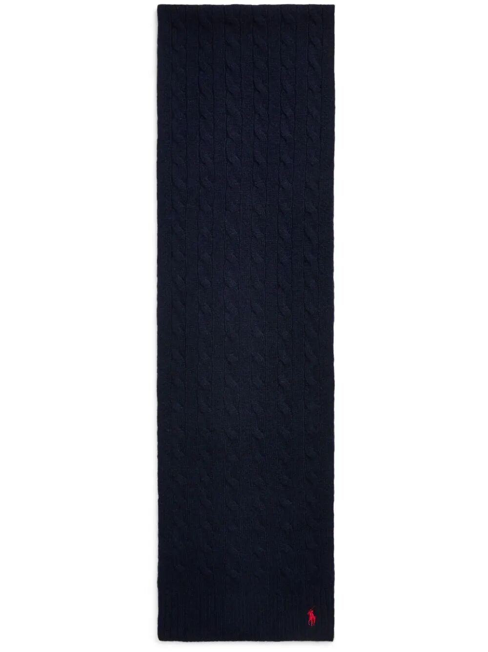 CABLE-KNIT WOOL-CASHMERE SCARF