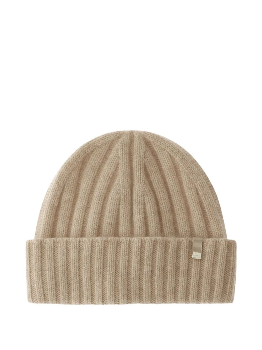 CASHMERE RIBBED BEANIE