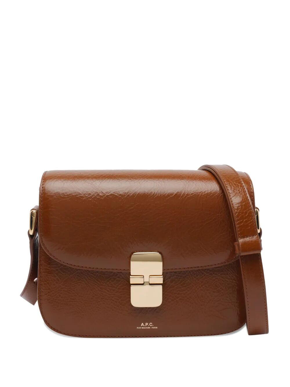 GRACE SMALL BAG IN CRINKLED LEATHER