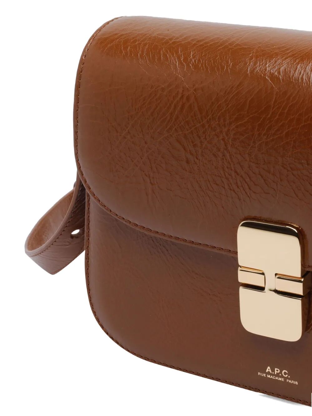 GRACE SMALL BAG IN CRINKLED LEATHER