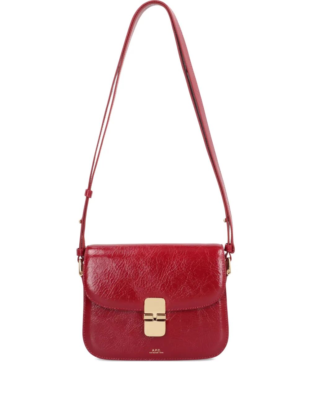 GRACE SMALL BAG IN CRINKLED LEATHER