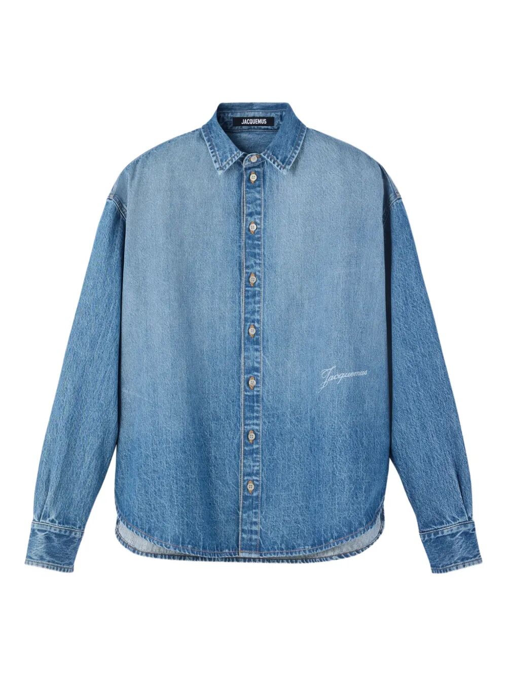 LA CHEMISE DE-NIMES SIMON WITH EMBROIDERED LOGO