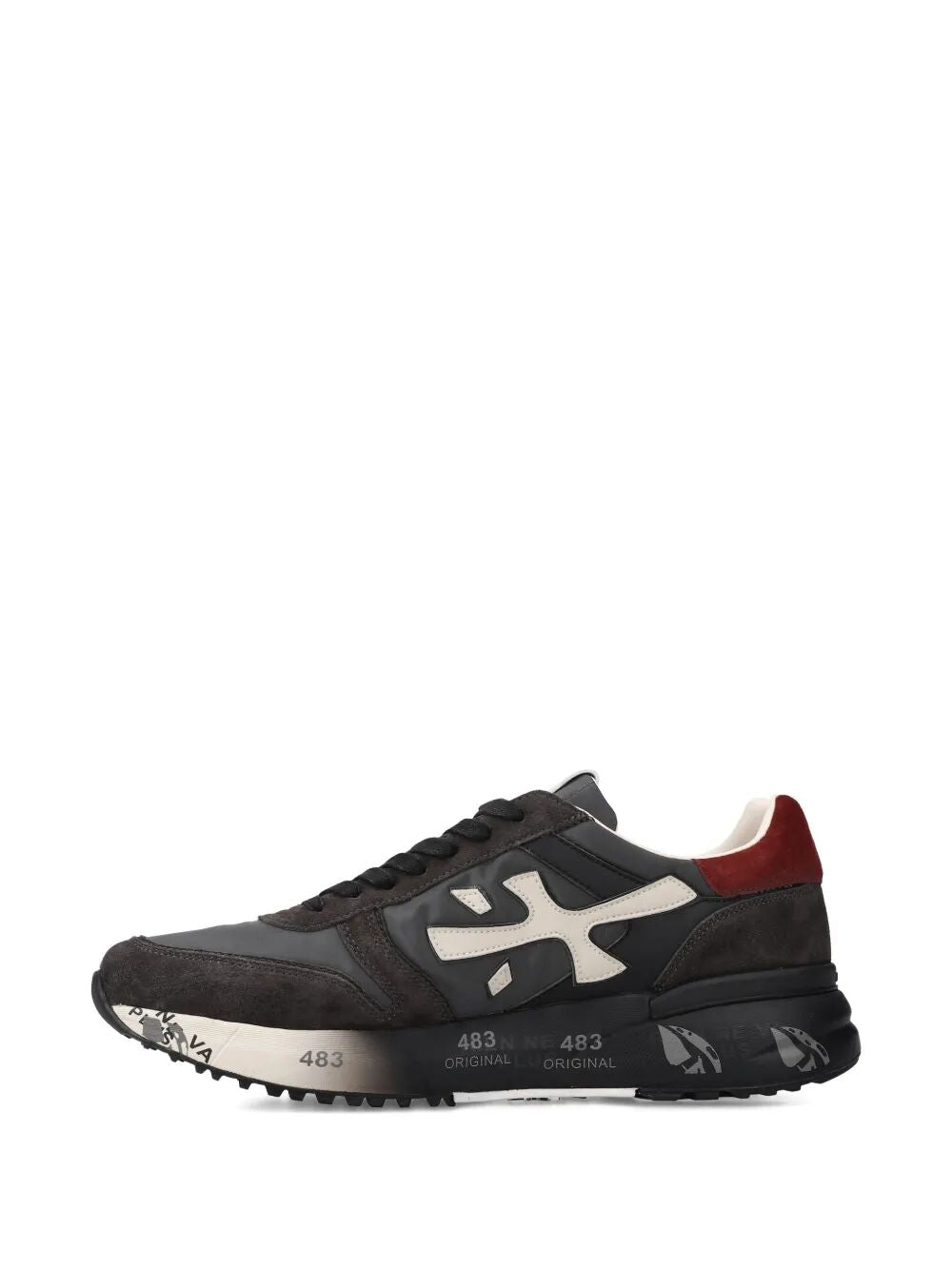 MICK SUEDE AND NYLON SNEAKERS