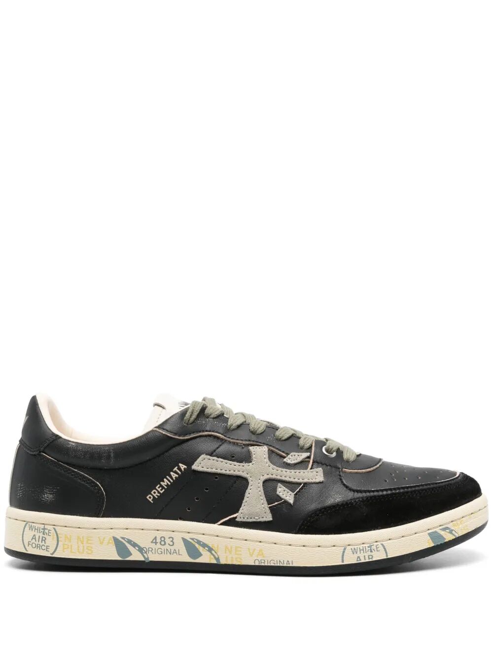 BSKTCLAY LEATHER SNEAKERS