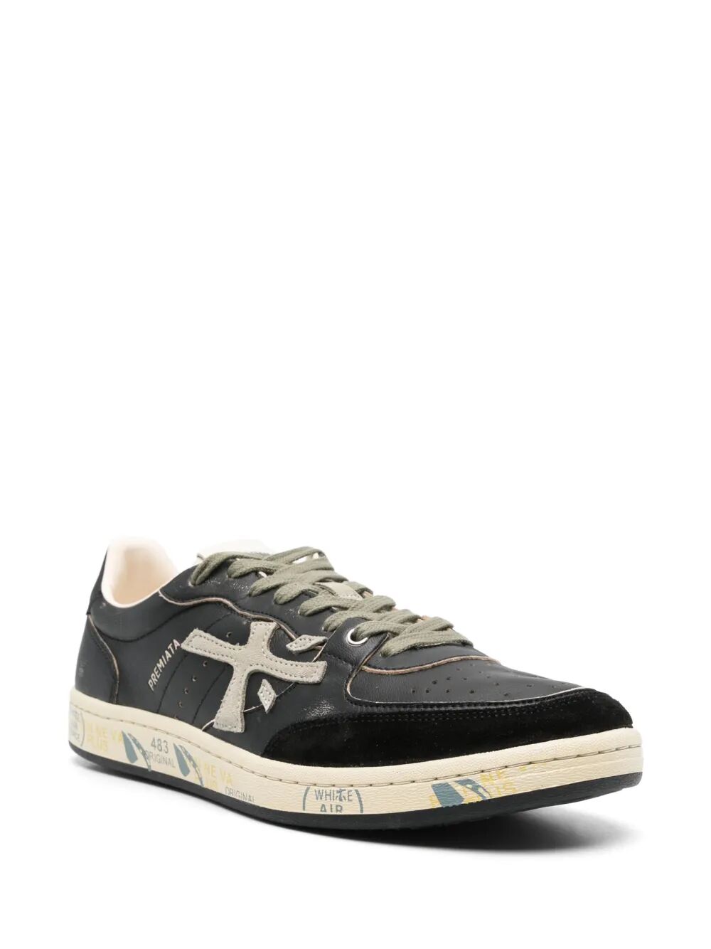 BSKTCLAY LEATHER SNEAKERS