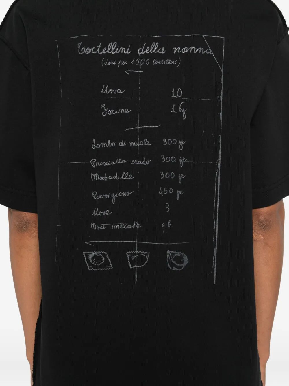 TORTELLINO RECIPE COTTON T-SHIRT