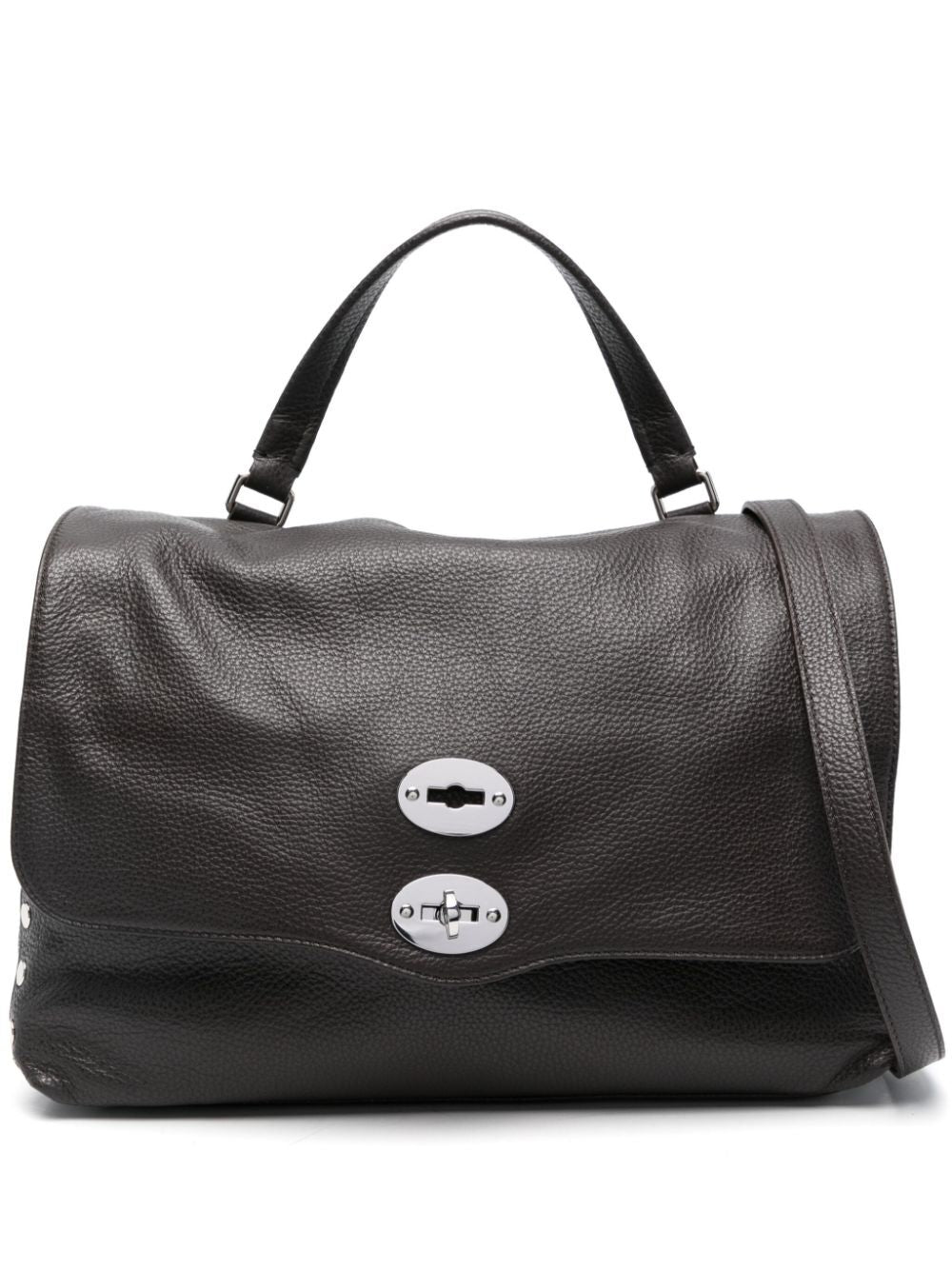 TUMBLED LEATHER MEDIUM POSTINA DAILY GIORNO BAG