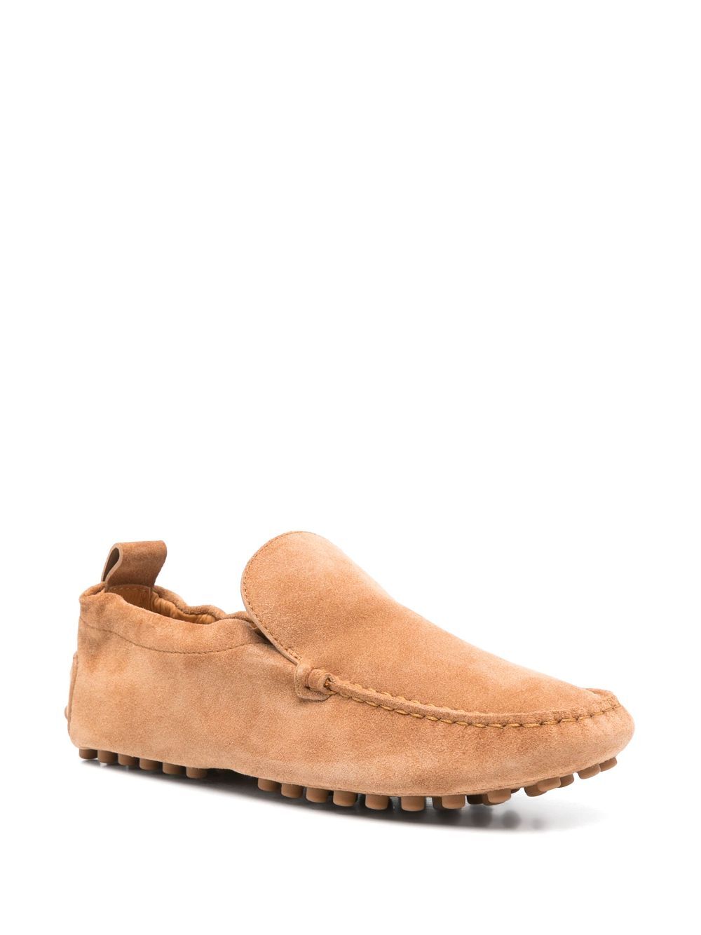 GOMMINO CURLED SUEDE LOAFERS