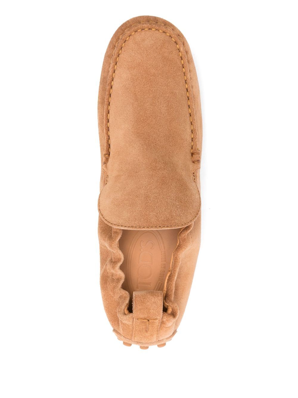 GOMMINO CURLED SUEDE LOAFERS