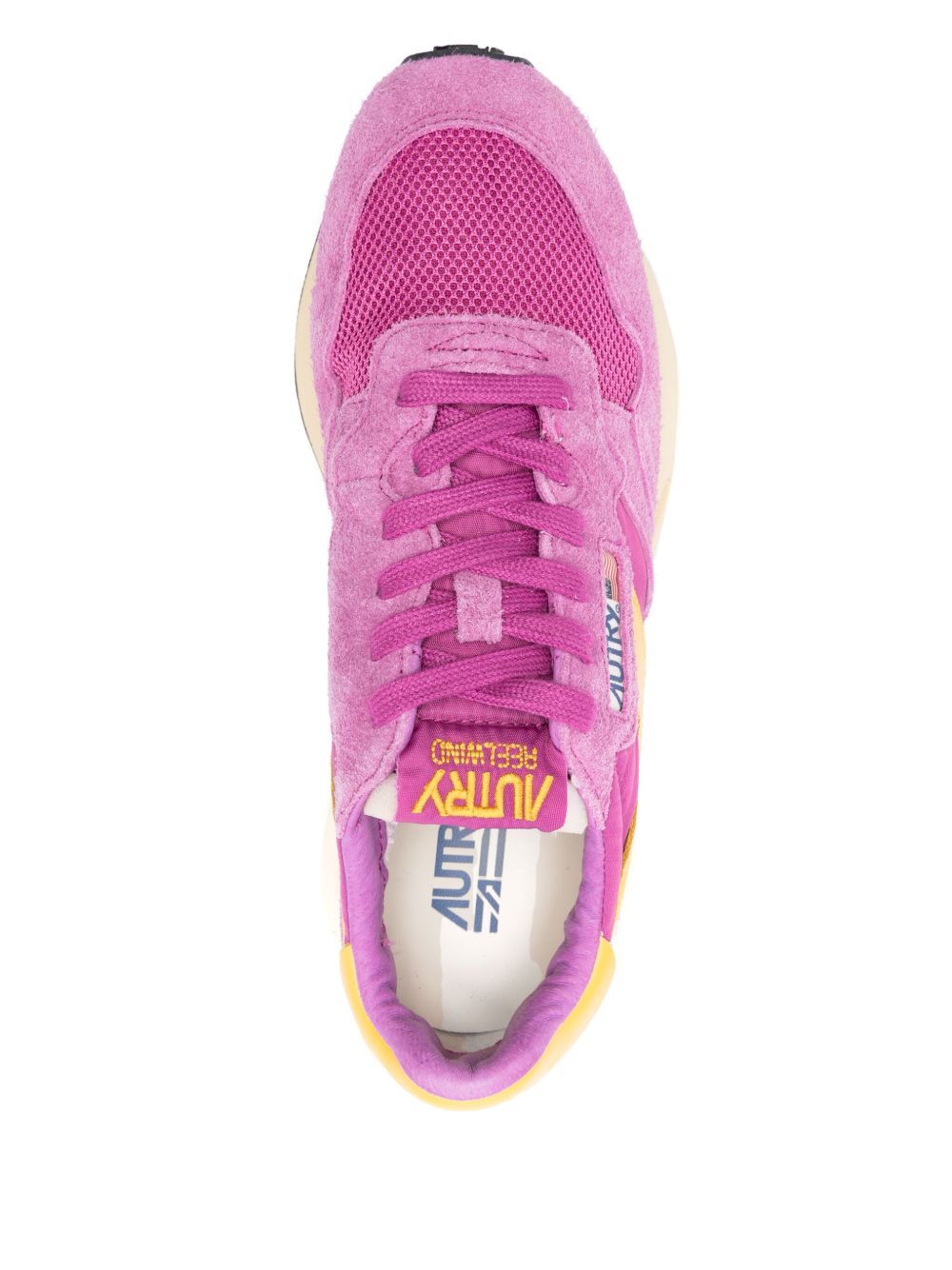 REELWIND NYLON AND SUEDE SNEAKERS