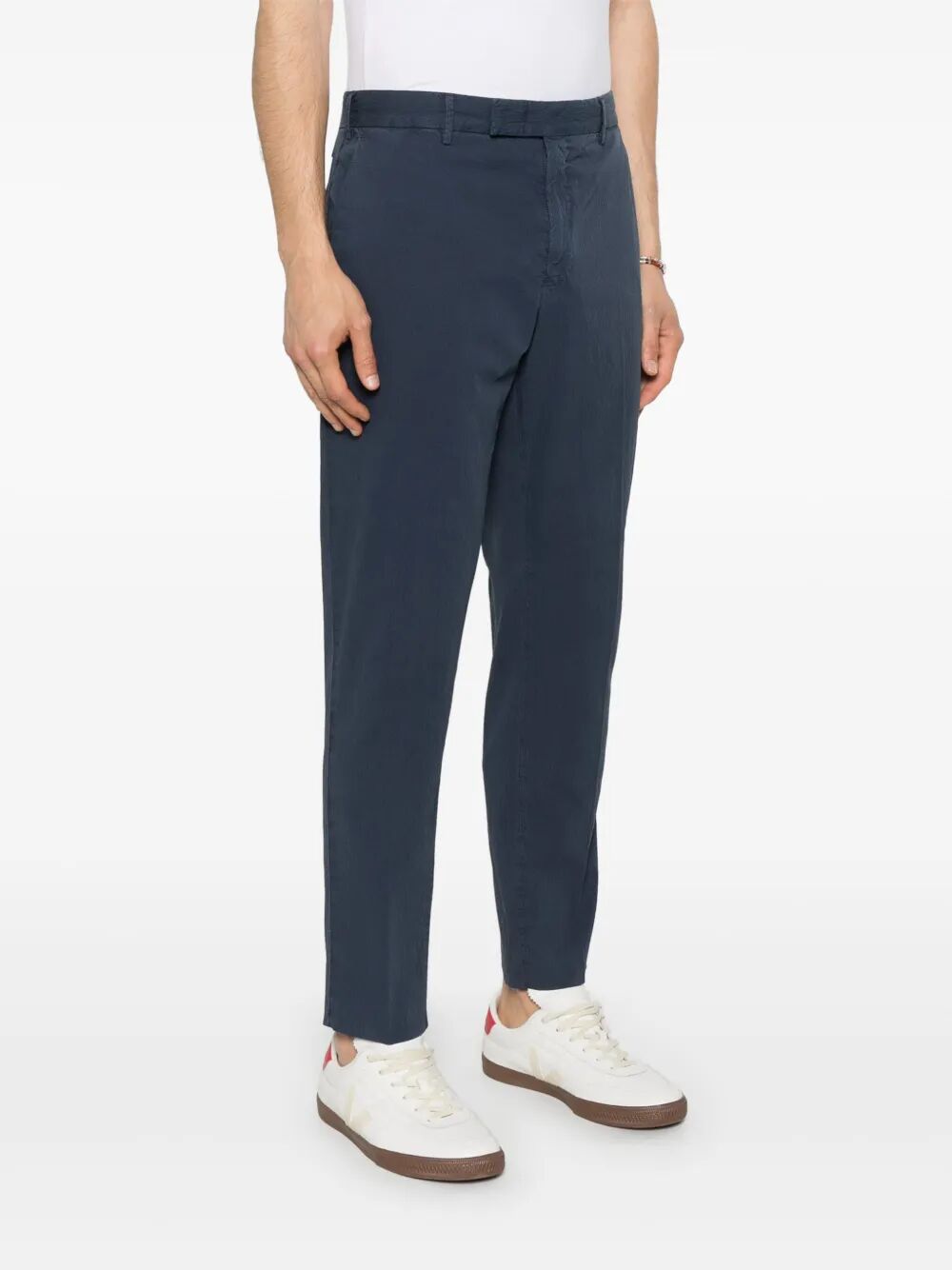 REBEL TAPERED LEG COTTON TROUSERS