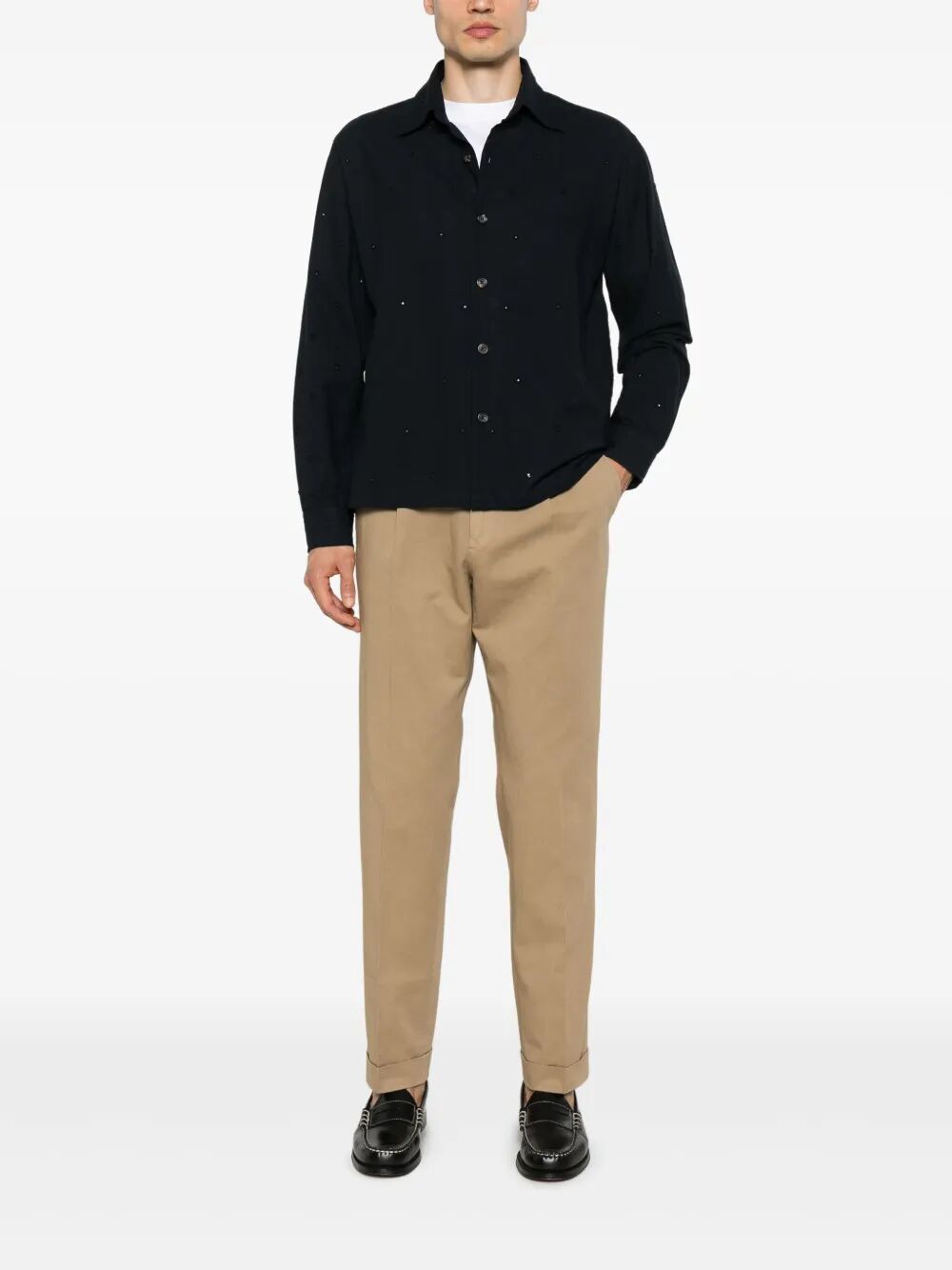 CAMBRIDGE COTTON BLEND CHINOS
