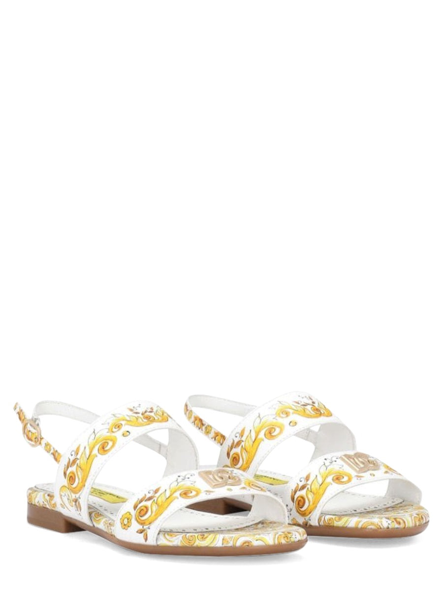 printed calf sandal