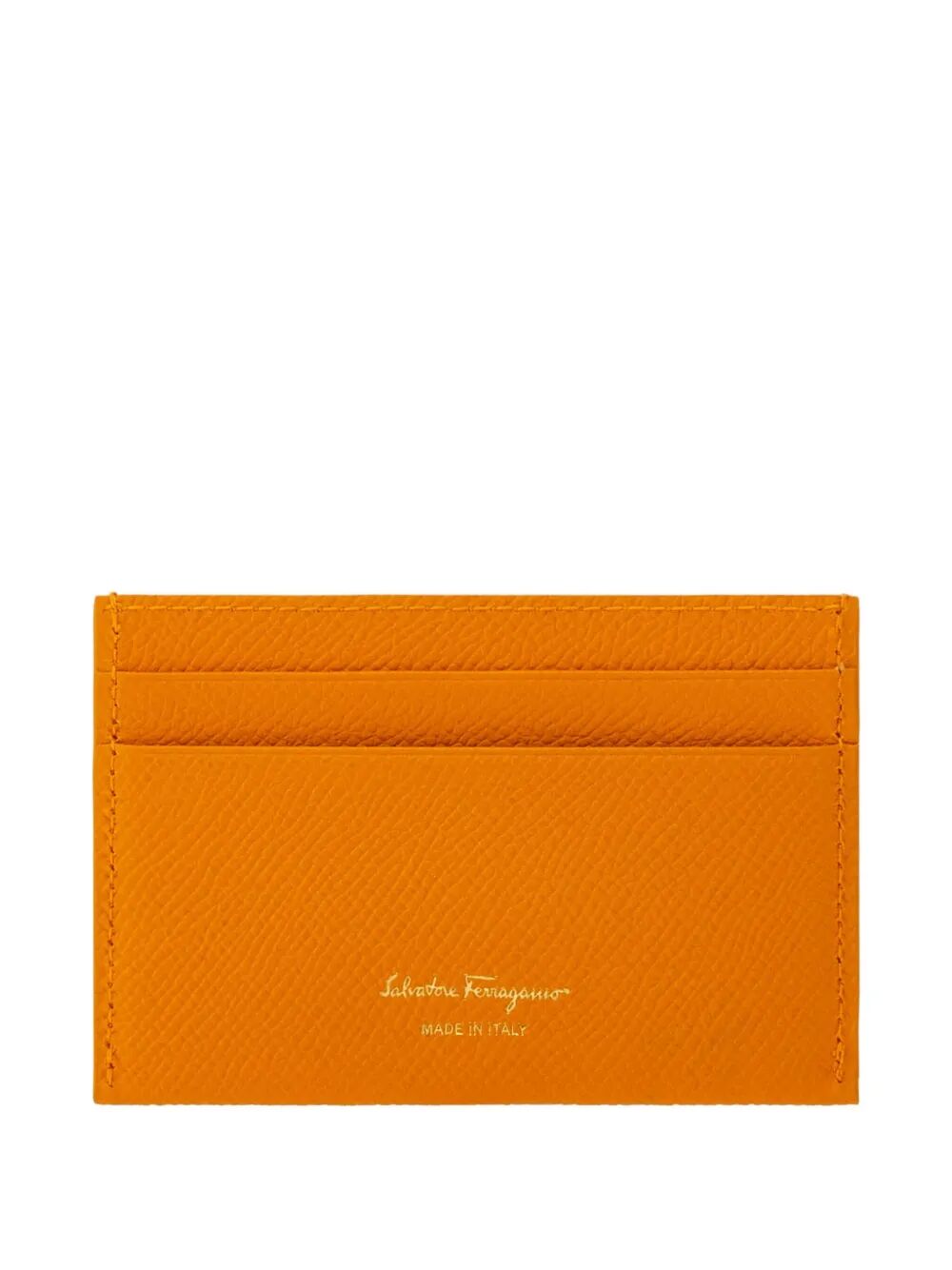 HAMMERED LEATHER GANCINI CARD HOLDER