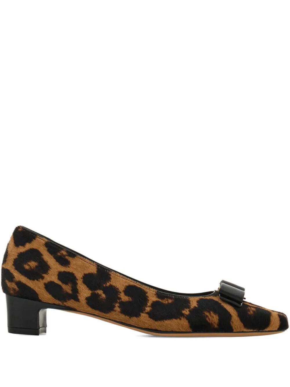 HORSEHAIR PRINTED PIRRI PONY DÉCOLLETÉ
