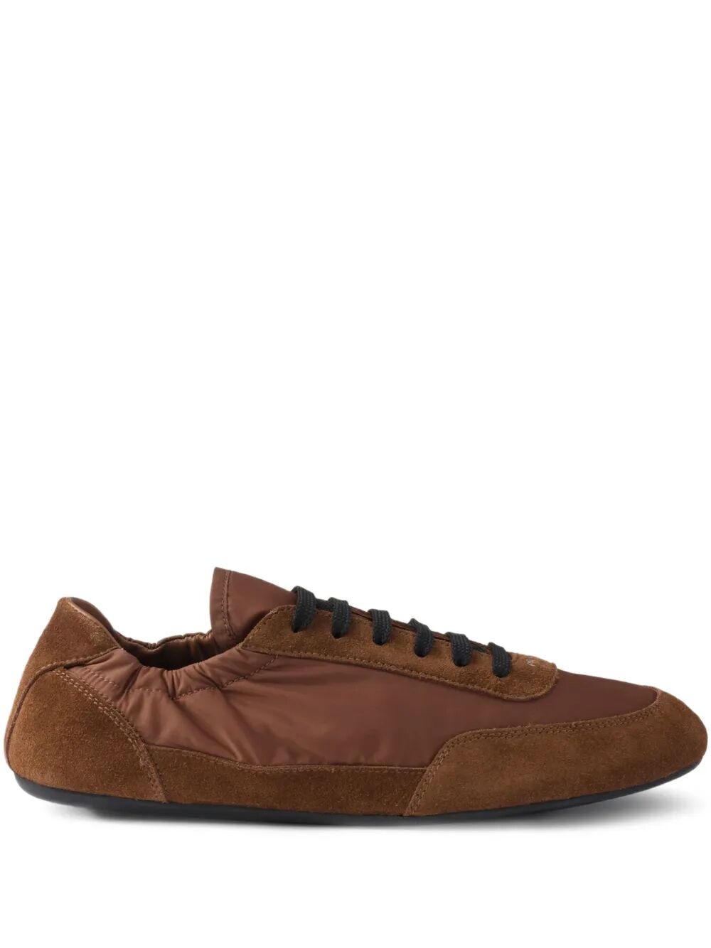 COLLAPSE RE-NYLON AND SUEDE SNEAKERS