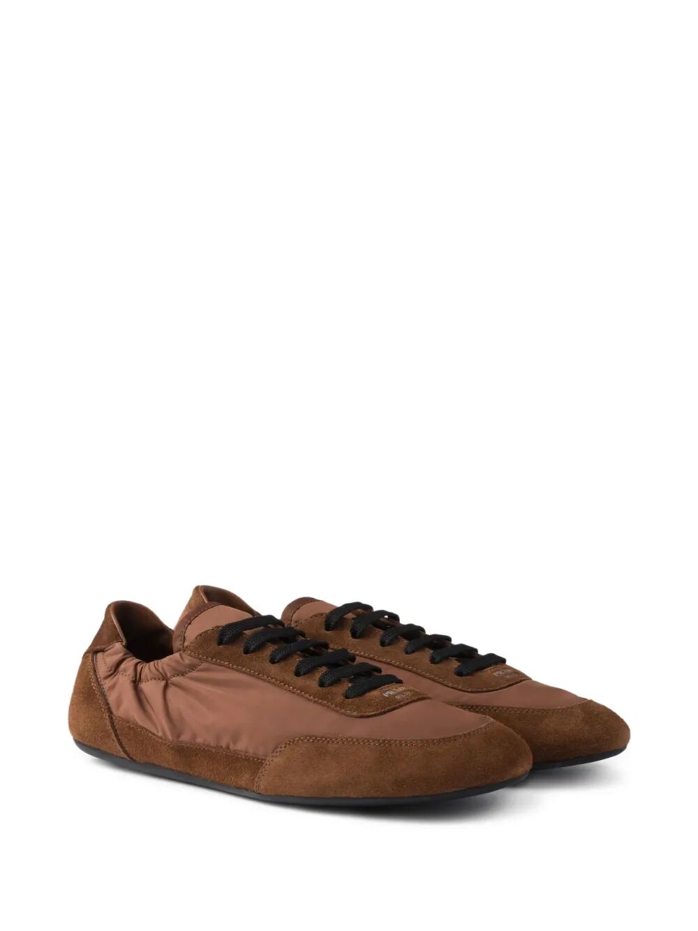 COLLAPSE RE-NYLON AND SUEDE SNEAKERS