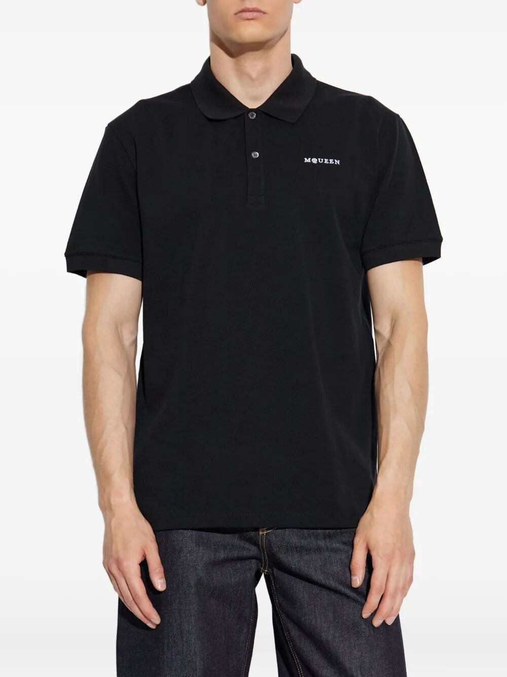 EMBROIDERED LOGO COTTON PIQUÉ POLO SHIRT