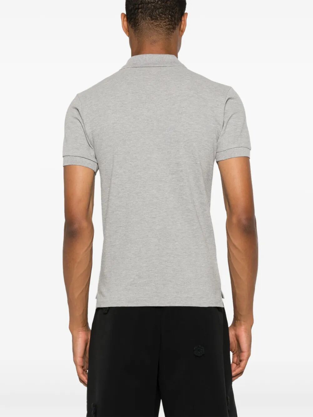 BLACK HEART COTTON POLO SHIRT