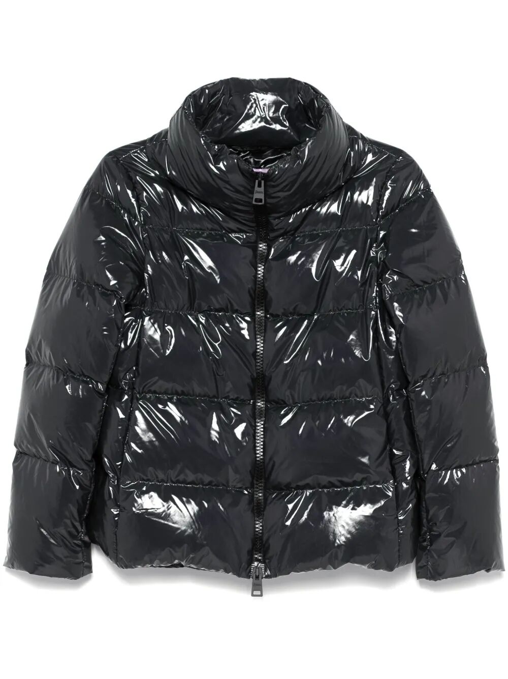 GLOSSY FINISH PUFFER JACKET
