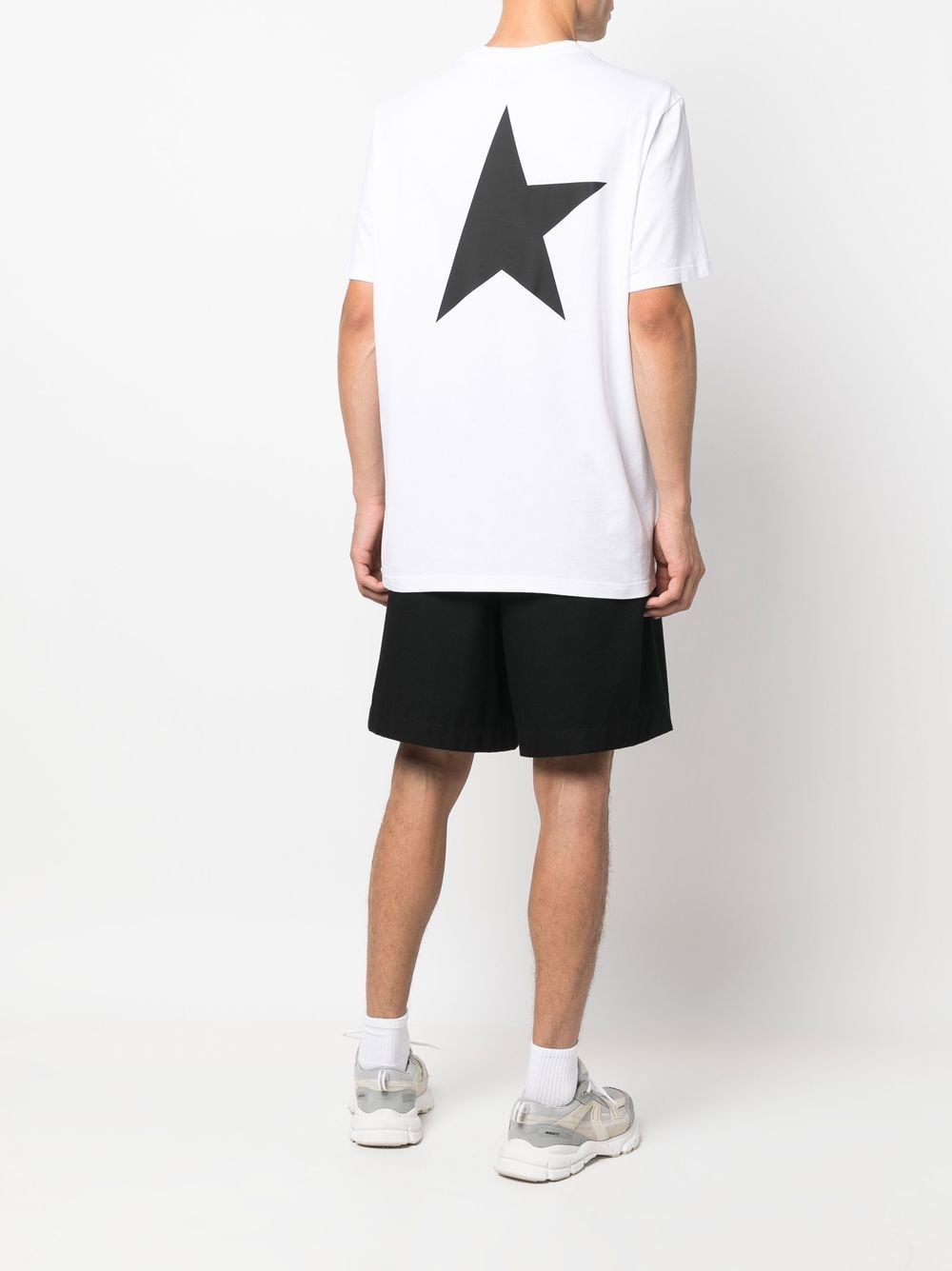 STAR COLLECTION T-SHIRT WITH CONTRASTING LOGO AND STAR