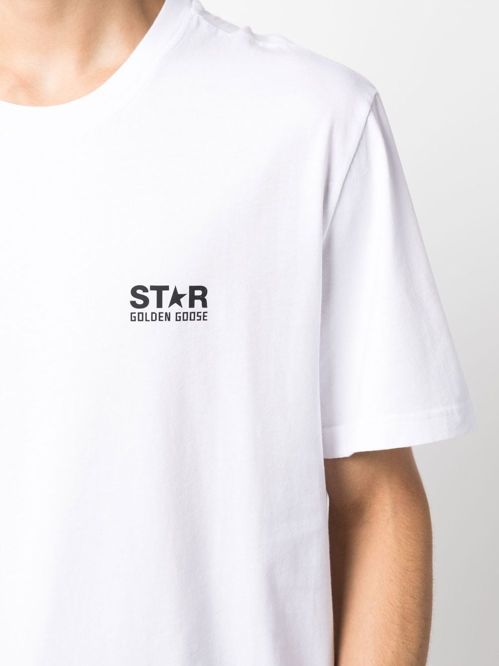 STAR COLLECTION T-SHIRT WITH CONTRASTING LOGO AND STAR