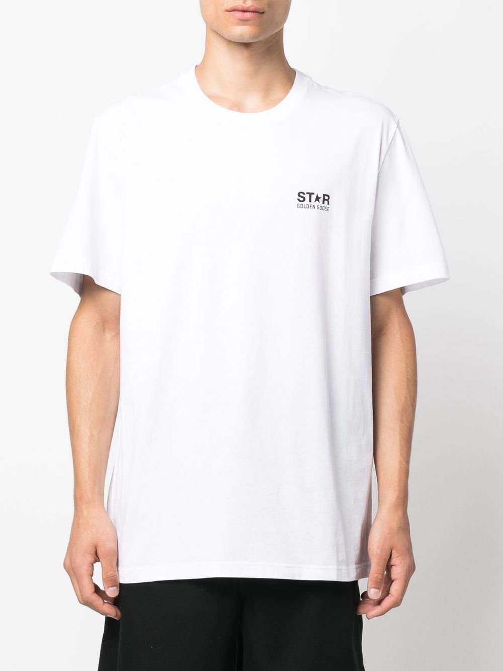 STAR COLLECTION T-SHIRT WITH CONTRASTING LOGO AND STAR