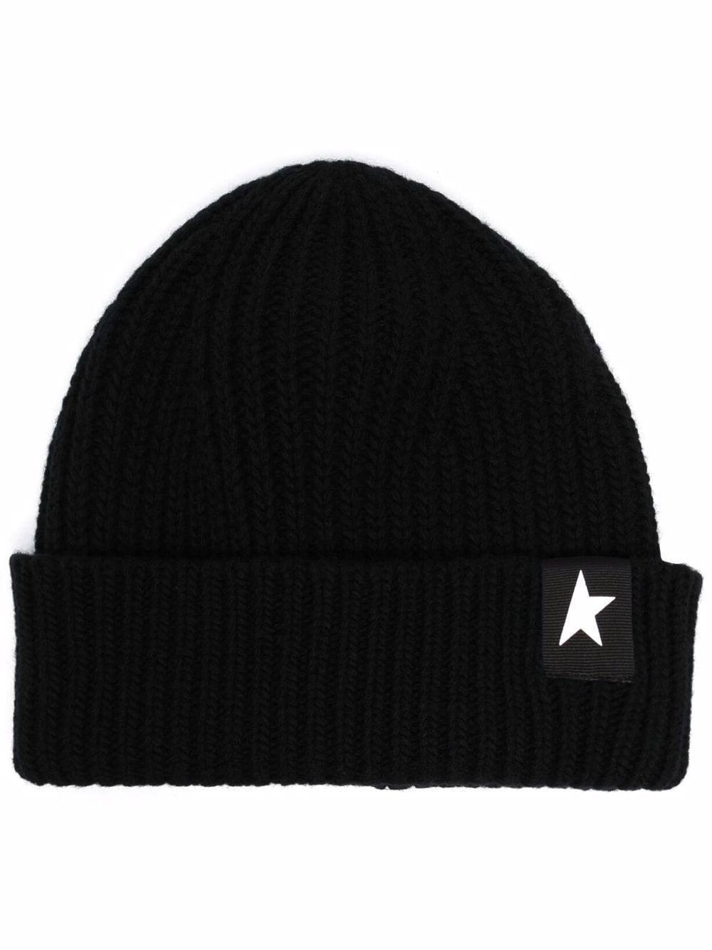 WOOL BEANIE WITH STAR PATCH
