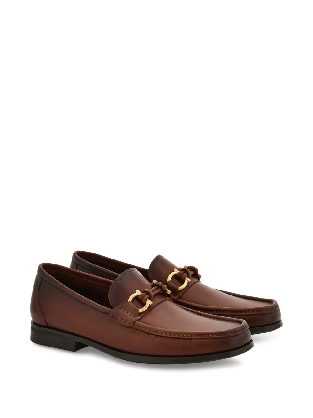 ALAIN LEATHER LOAFERS WITH HUES