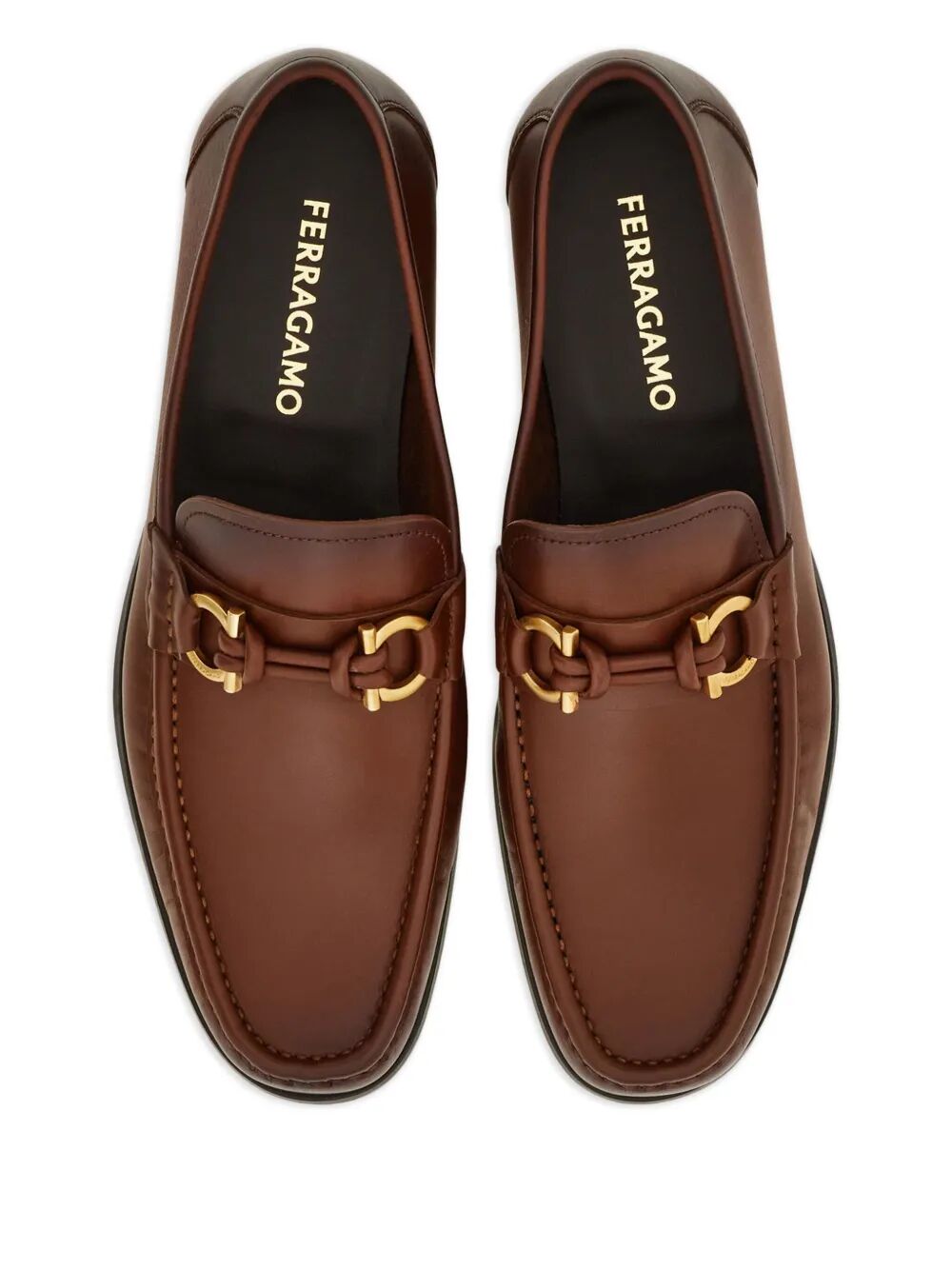 ALAIN LEATHER LOAFERS WITH HUES