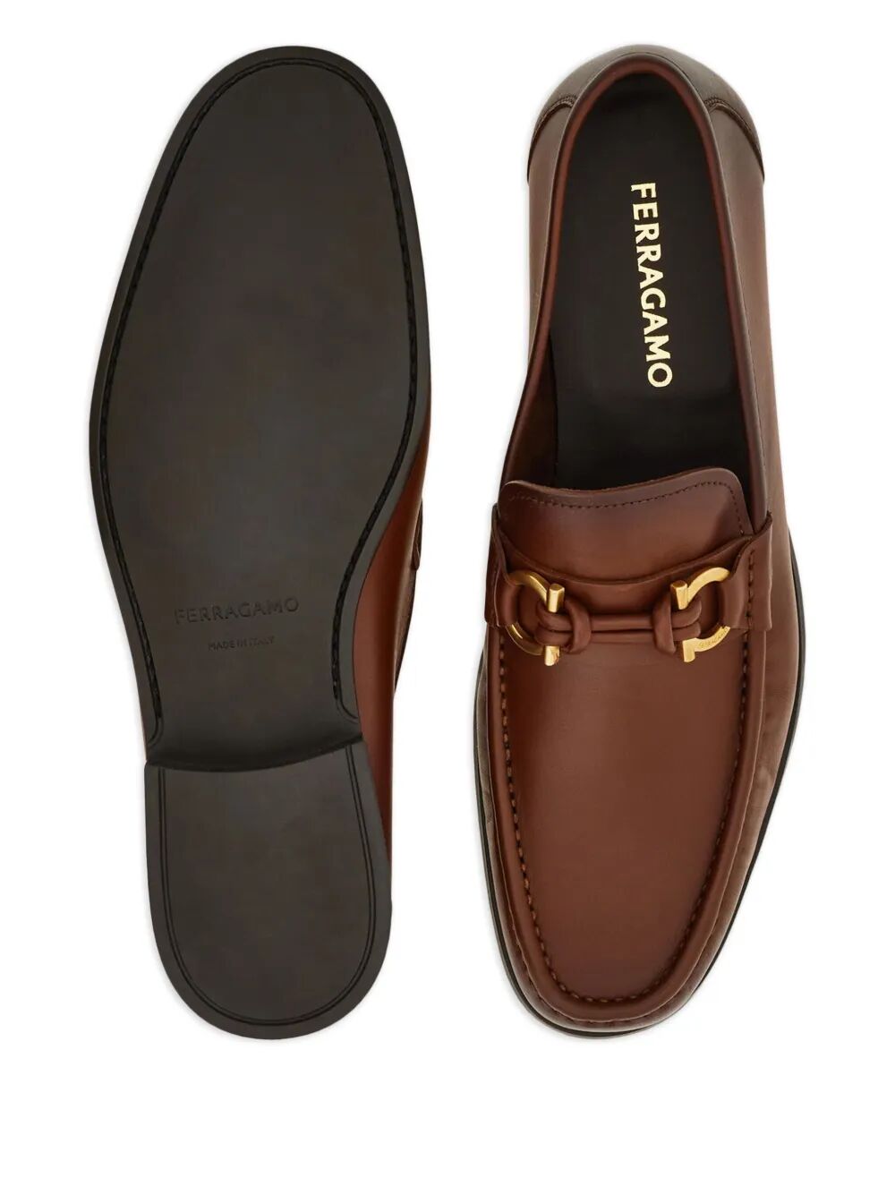ALAIN LEATHER LOAFERS WITH HUES