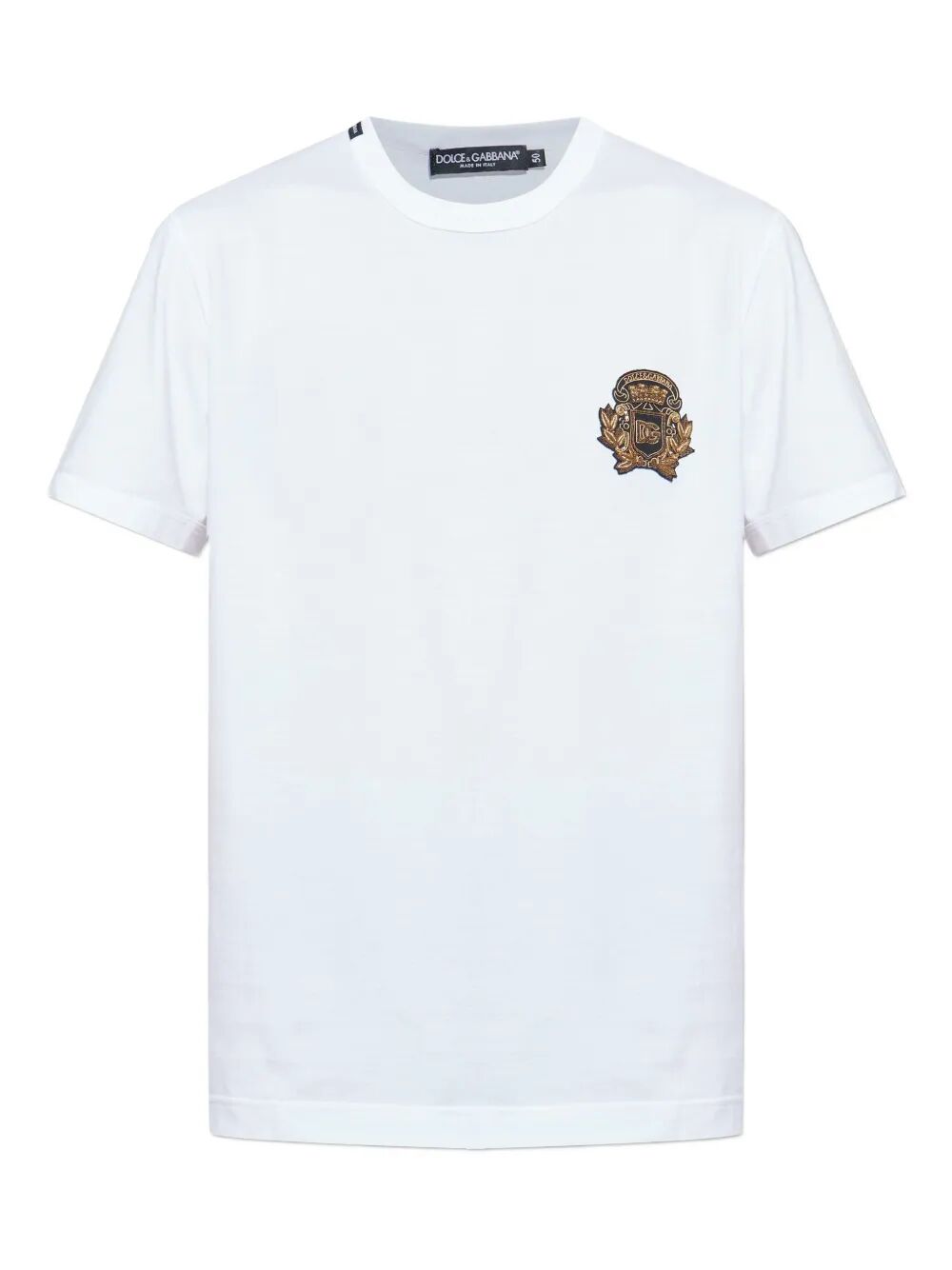 CREST PATCH COTTON T-SHIRT