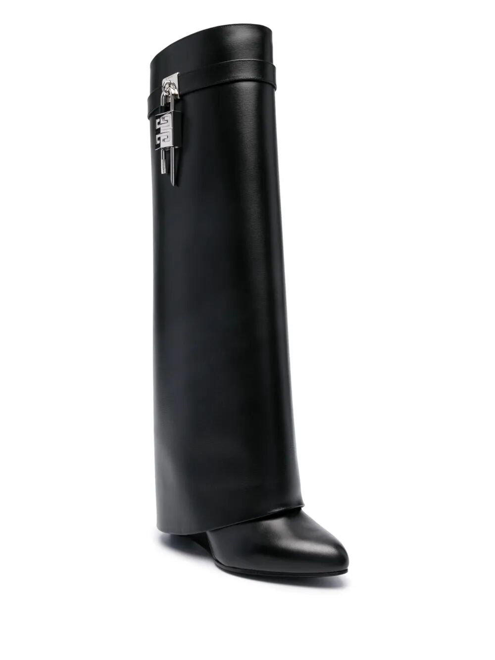 SHARK LOCK LEATHER BOOTS