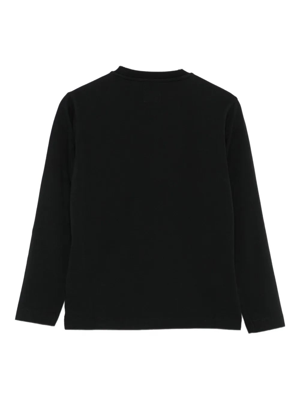 LOGO-PATCH LONG-SLEEVE COTTON SWEATSHIRT