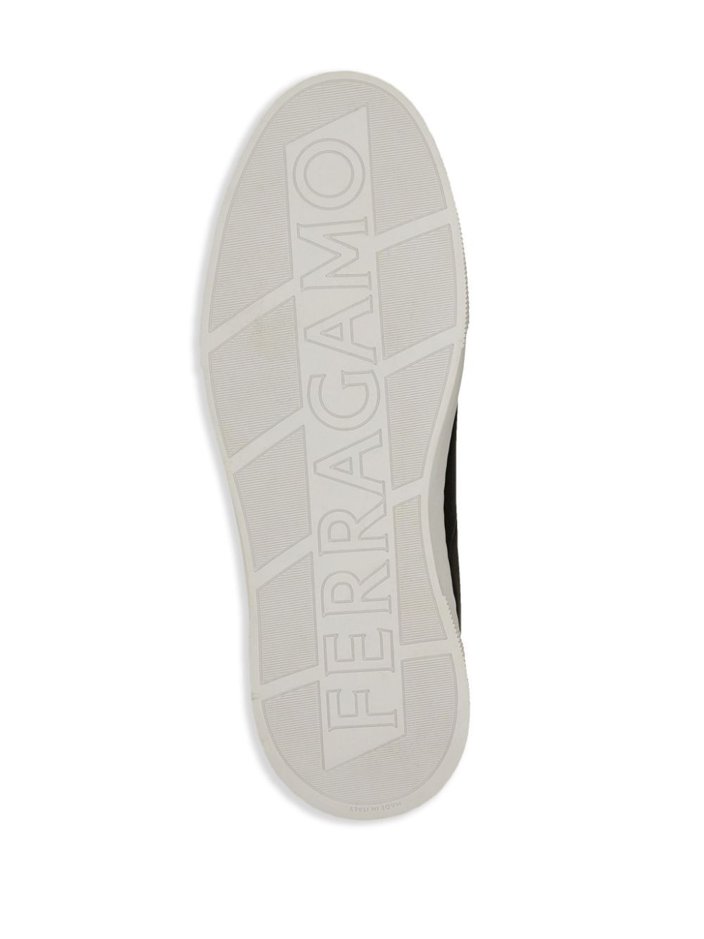 LEATHER AND JACQUARD FABRIC MONOGRAM CLAYTON SNEAKERS