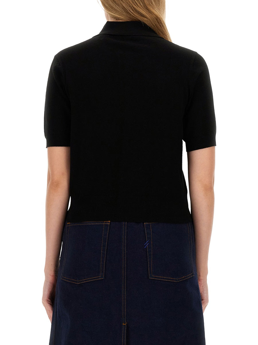 STRETCH COTTON POLO SHIRT