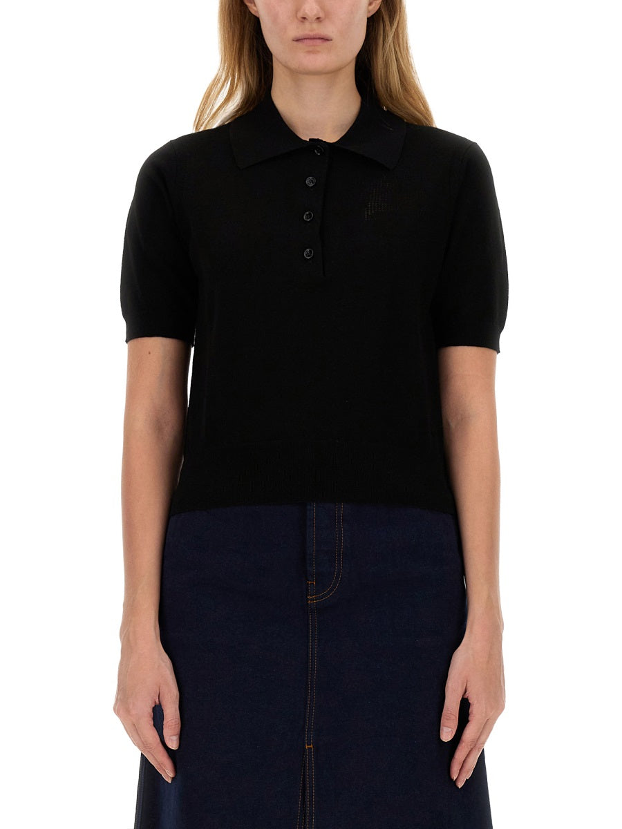 STRETCH COTTON POLO SHIRT