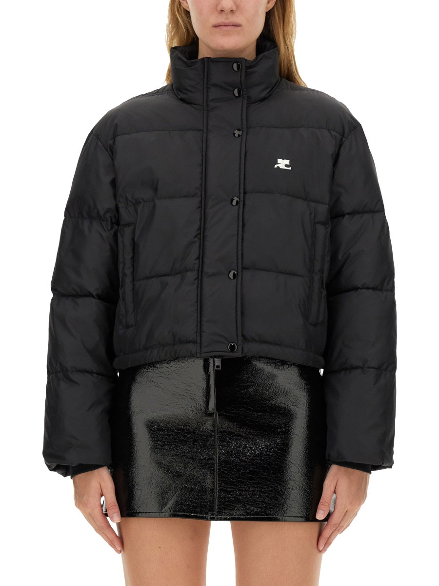 DOWN JACKET WITH LOGO