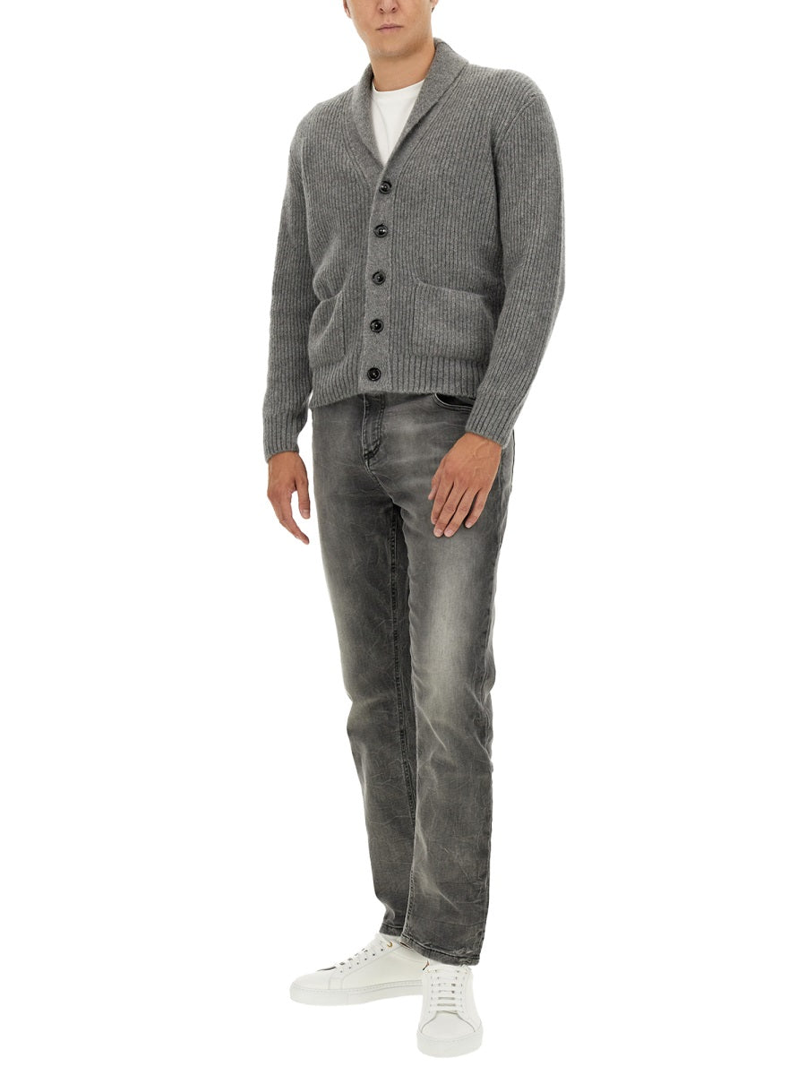 CASHMERE AND SILK CARDIGAN