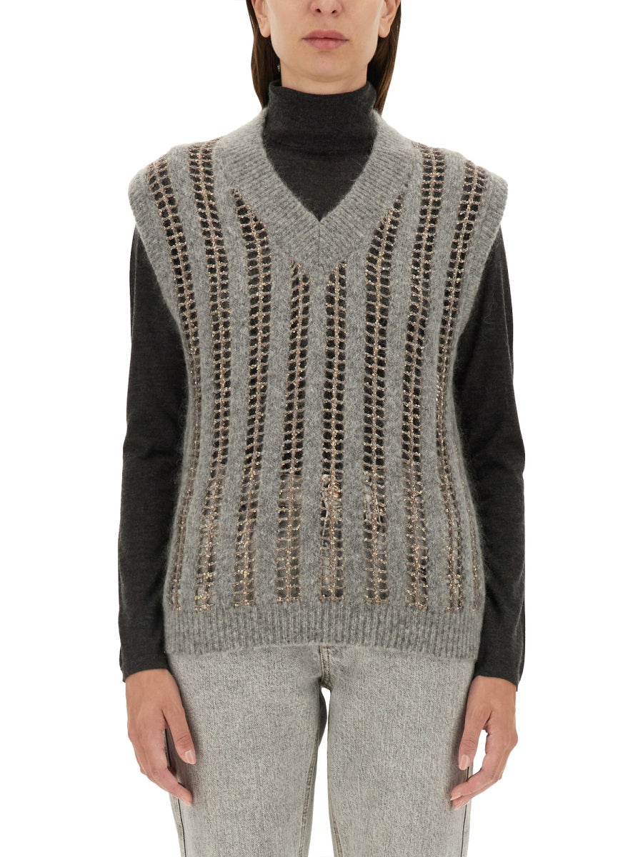 V-NECK VEST