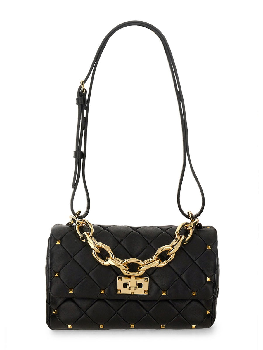 ROCKSTUD SPIKE SHOULDER BAG SMALL