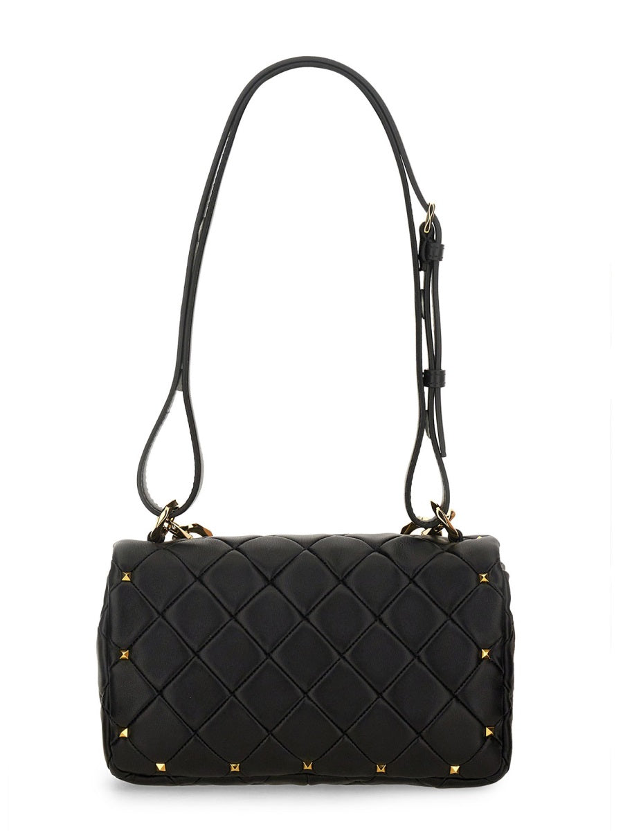 ROCKSTUD SPIKE SHOULDER BAG SMALL