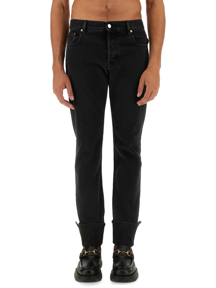 PANTS WITH WEB DETAILS