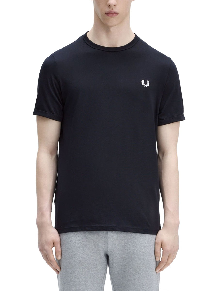 T-SHIRT WITH LOGO EMBROIDERY