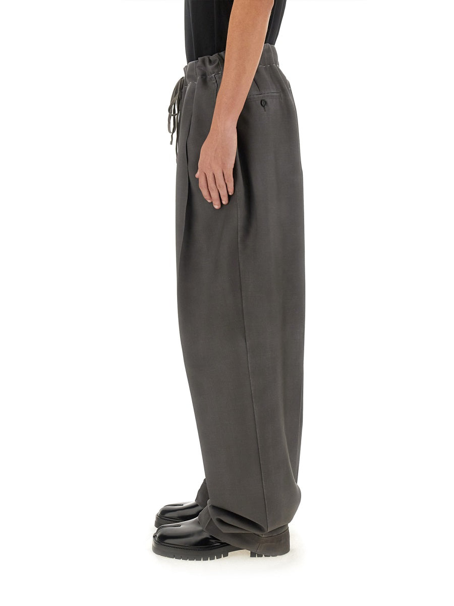 WOOL AND MOHAIR PANTS