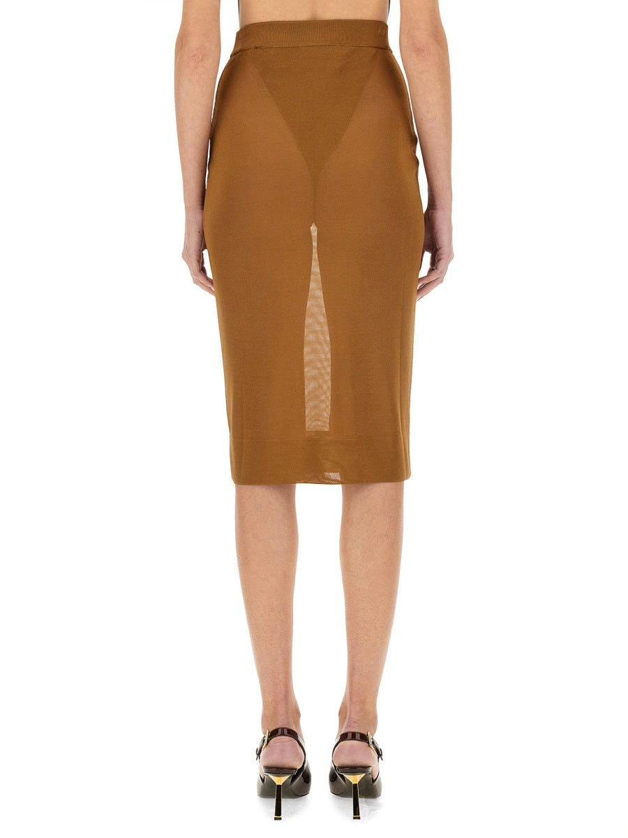 KNIT PENCIL SKIRT
