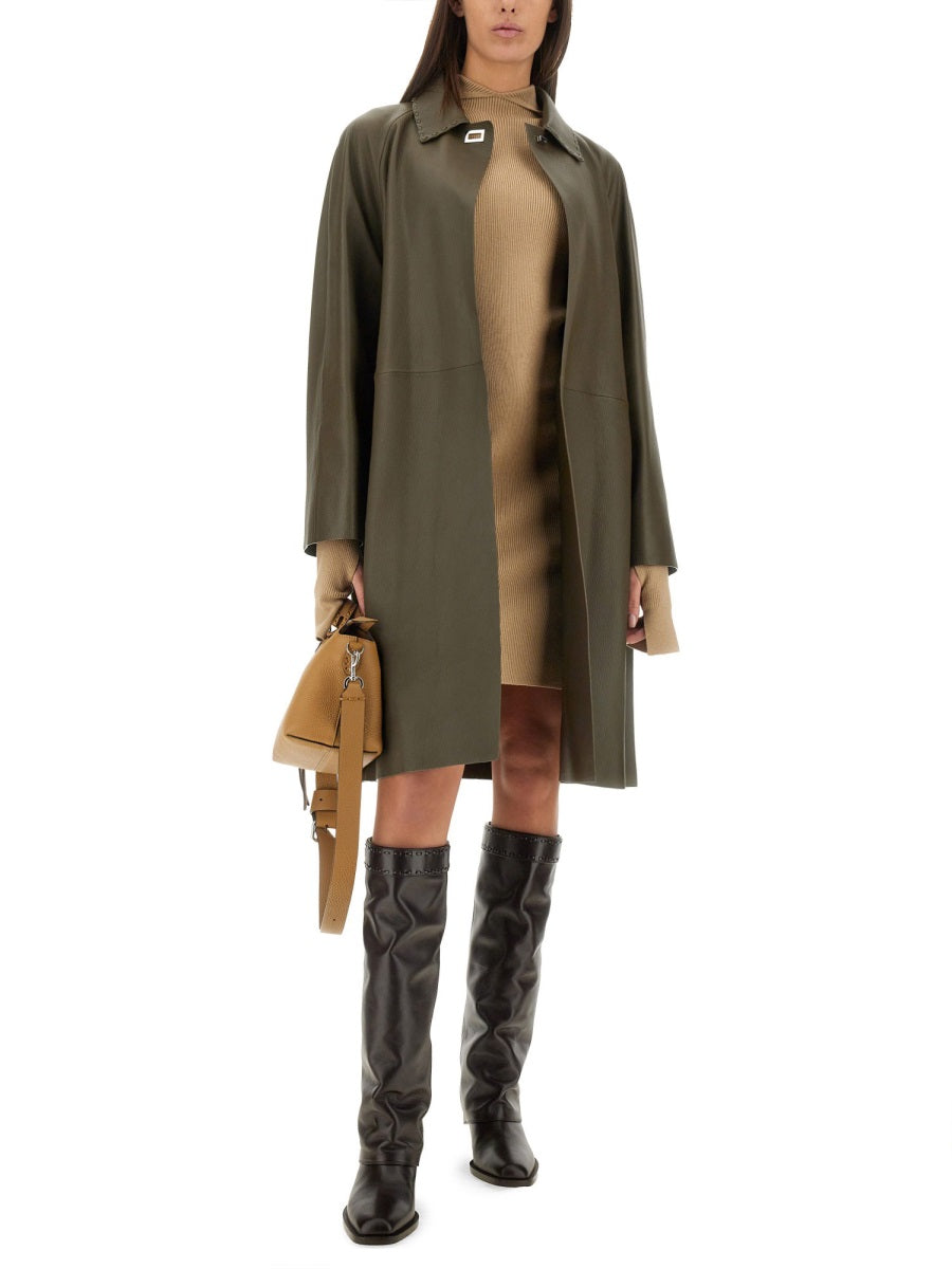 WOOL AND SILK DRESS