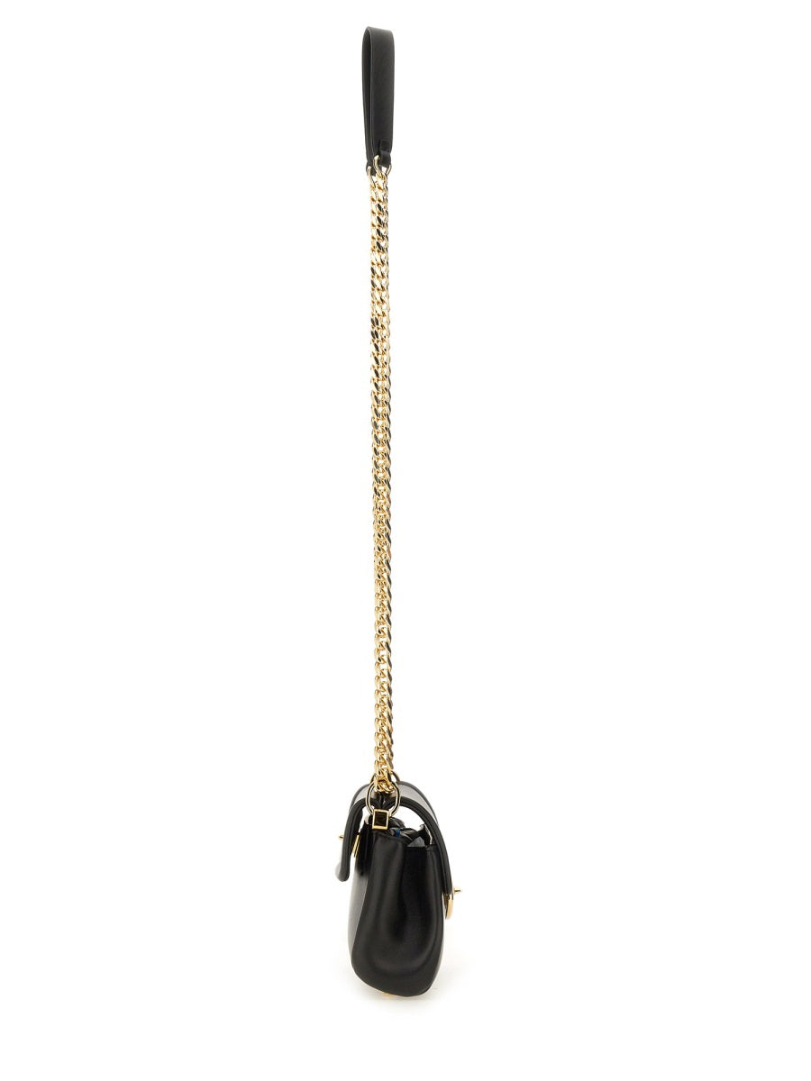 NAPPA LEATHER "VLOGO" SHOULDER BAG
